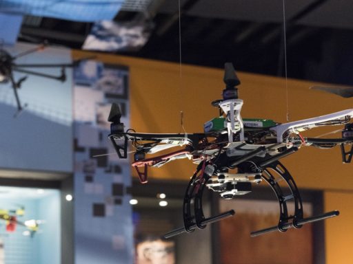 Drones in the Driverless Who is in control? exhibition at the Science Museum