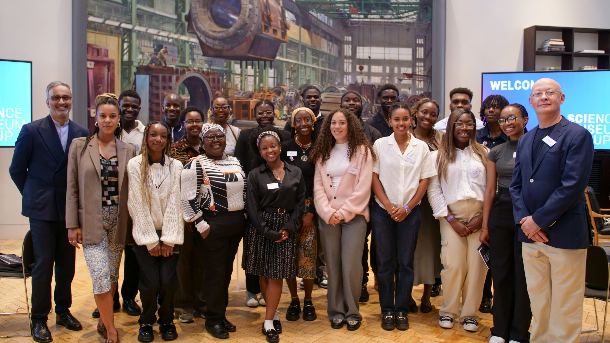 A photograph of the 2024 Summer Interns at the Science Museum. 