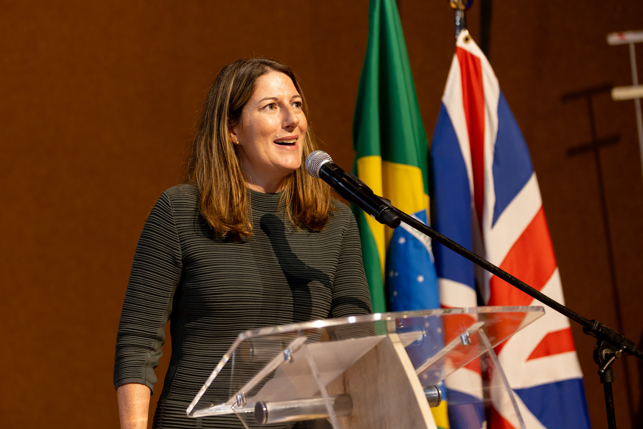 Stephanie Al-Qaq, UK Ambassador to Brazil. 